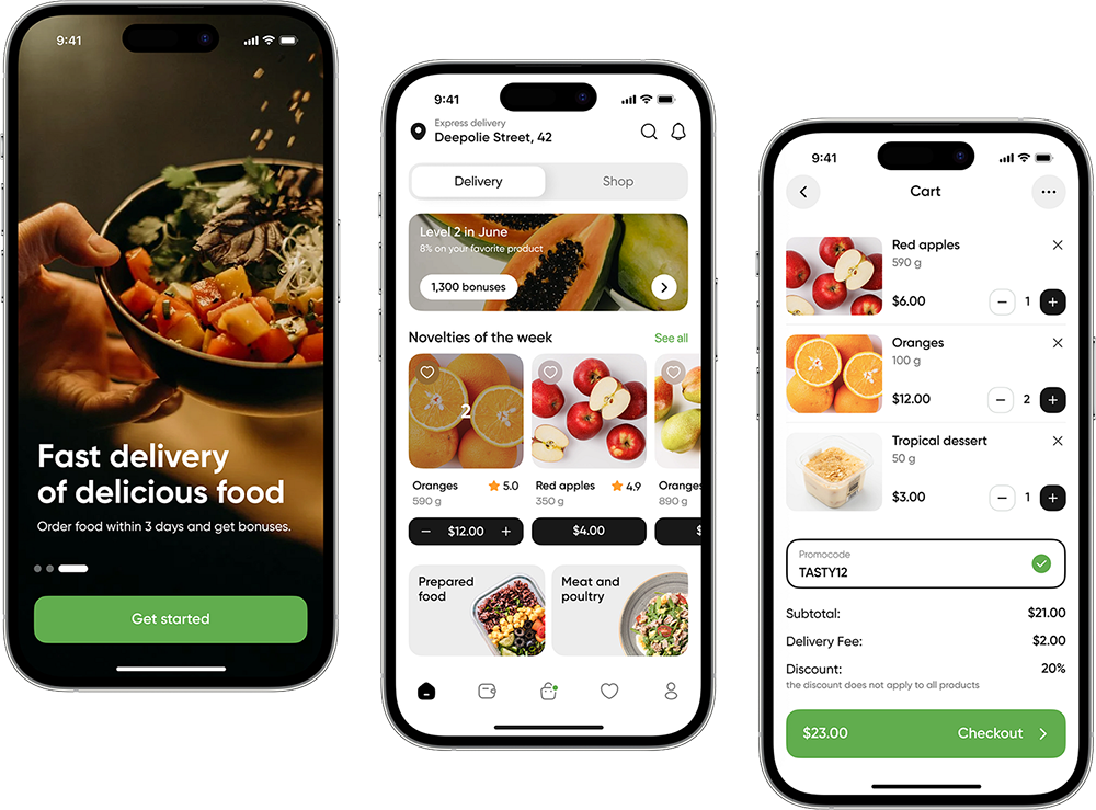 Develop Feature-Packed Grocery App