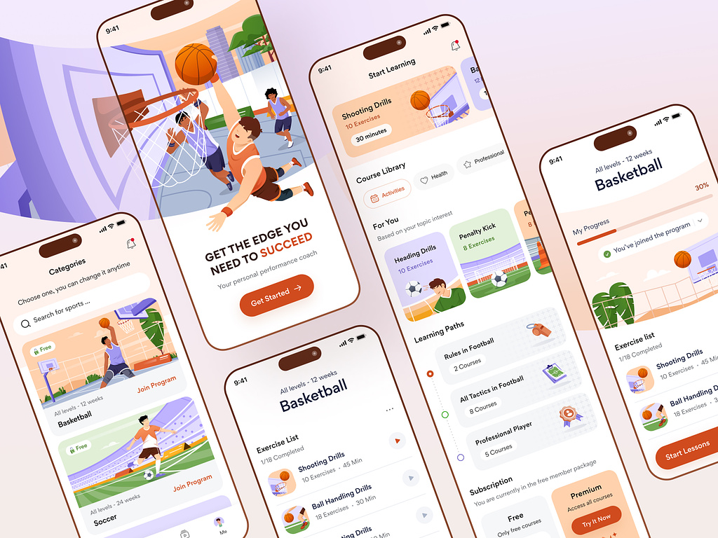 Develop Feature Packed Sports App