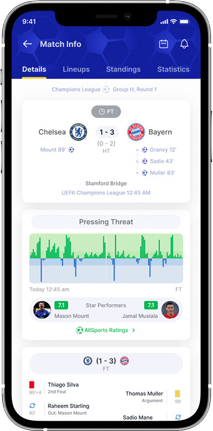 Live Scoring App Development