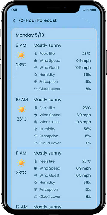 Real-Time Weather App Development