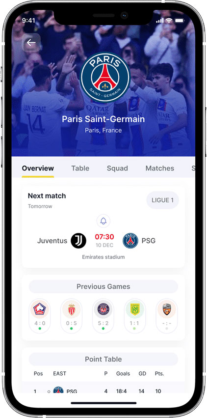 Sports Mobile App Development