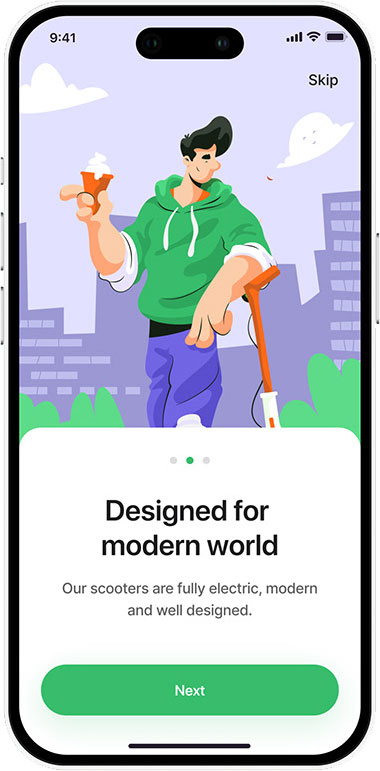 Build Electric Scooter App
