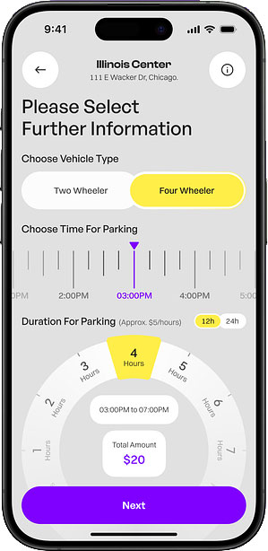 Custom Parking App Development