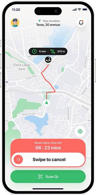 E-Scooter Fleet Management App