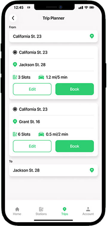 Electric Car Charger App Development