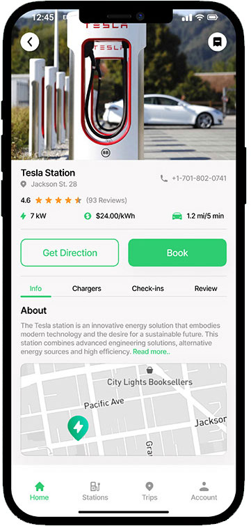 Electric Vehicle Charging Station Locator