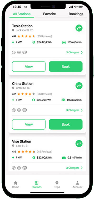 Ev Charging Station Navigation App