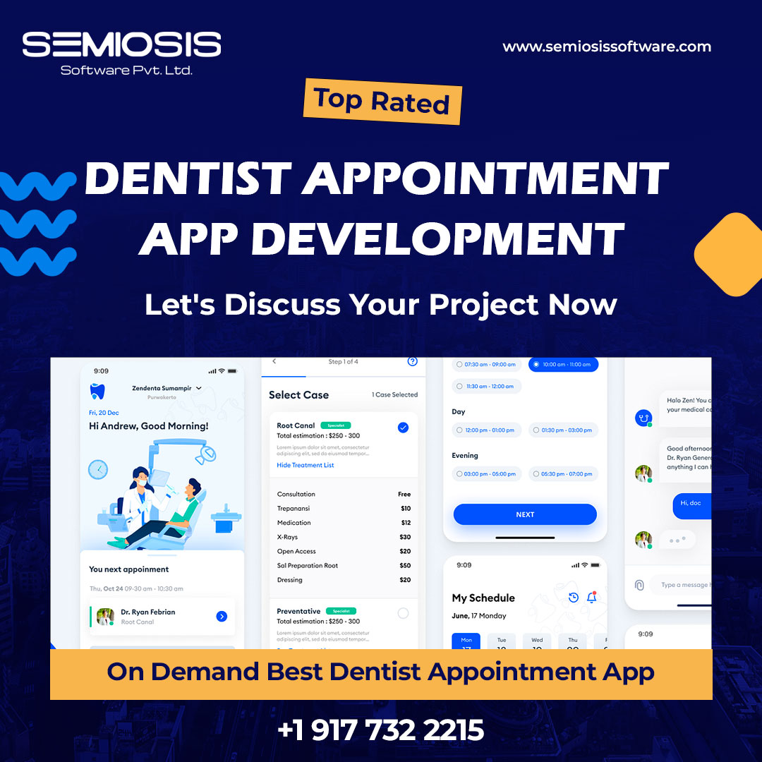 On Demand Best Dentist Appointment App Development Company