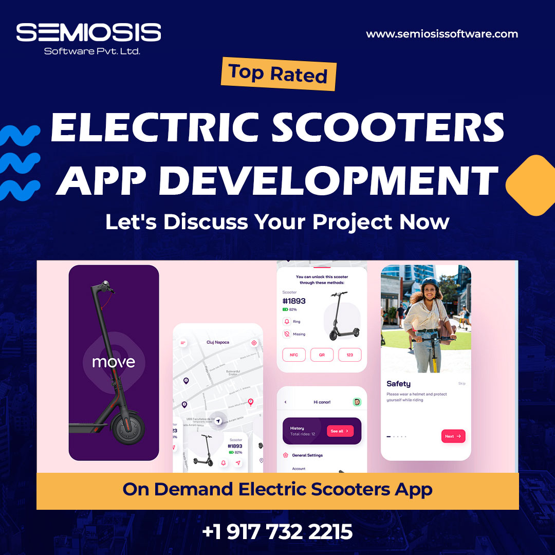 On Demand Best Electric Scooters App Development Company