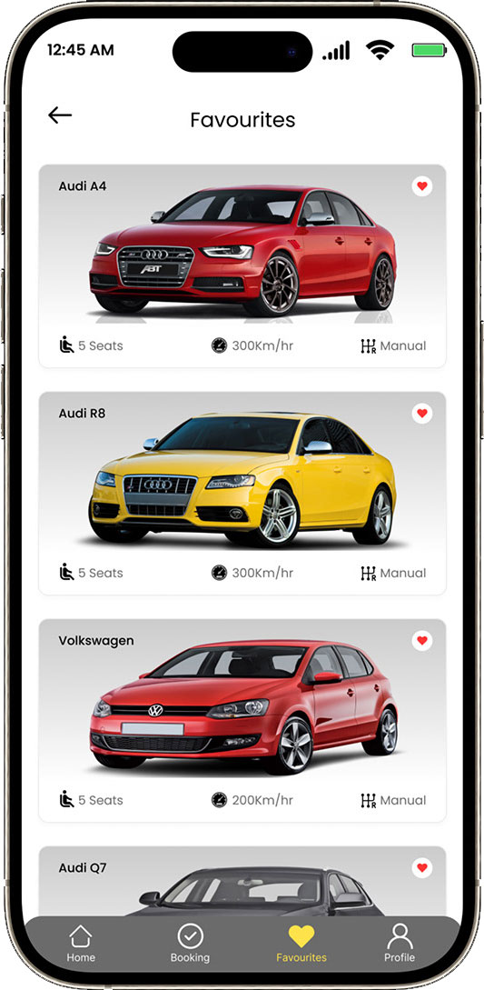 On-Demand Car Rental App