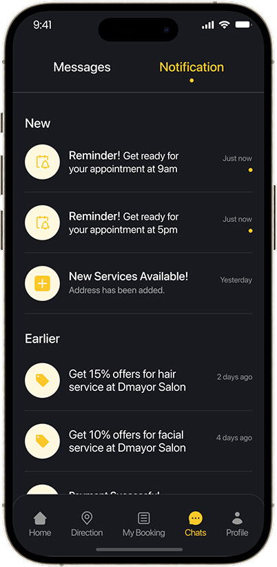 Salon App Development