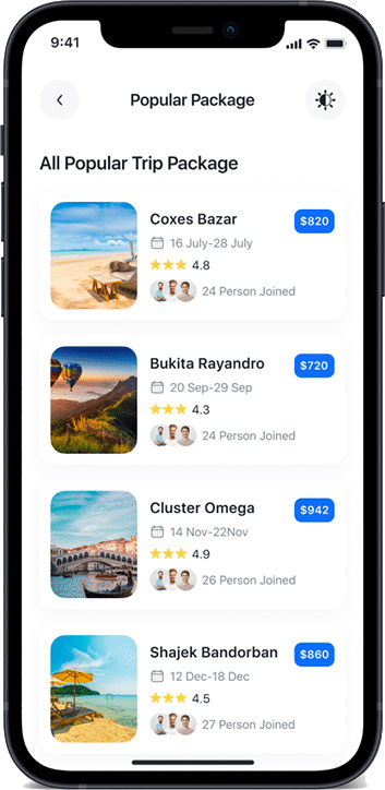 Travel Agency Mobile Application