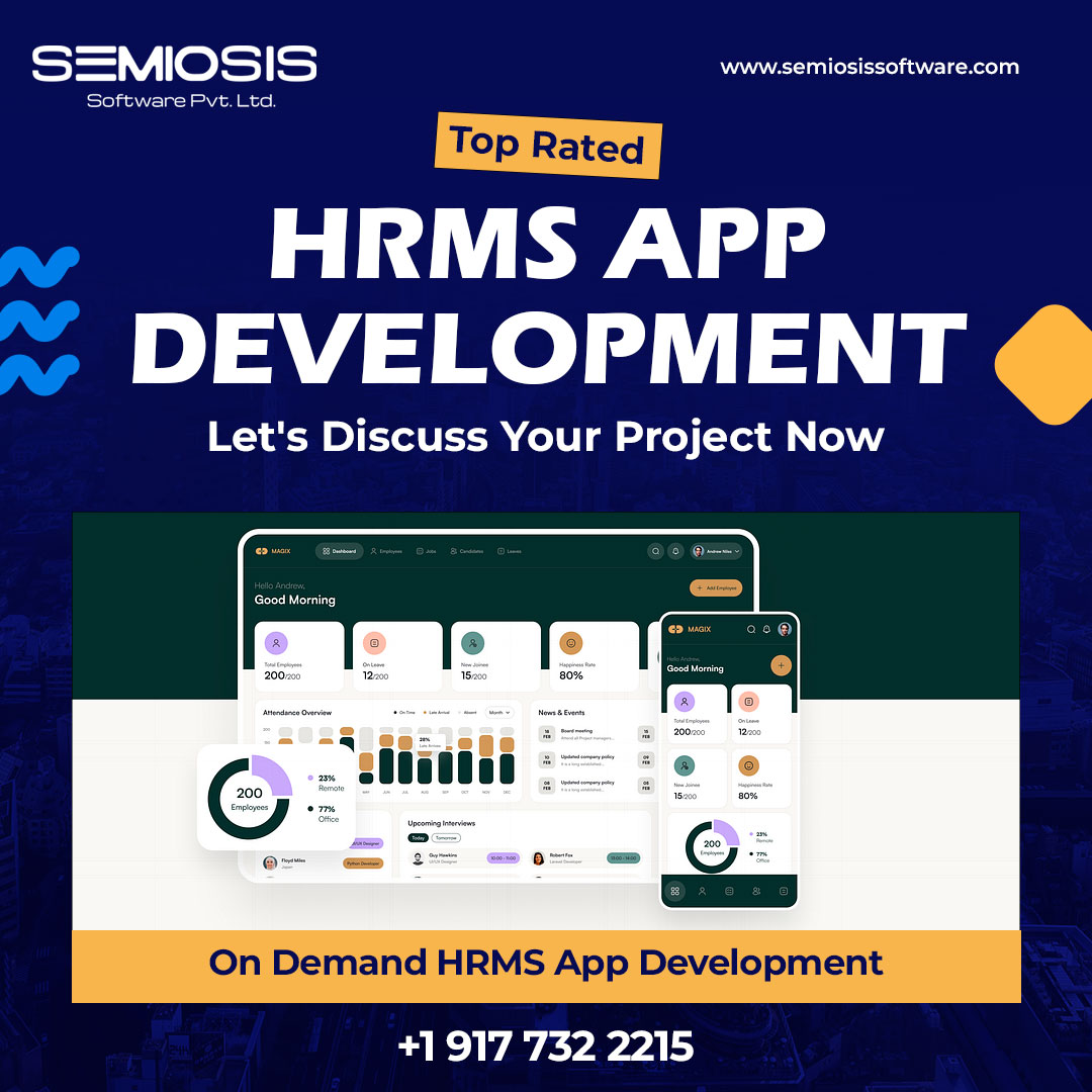 On Demand Best Hrms App Development Company